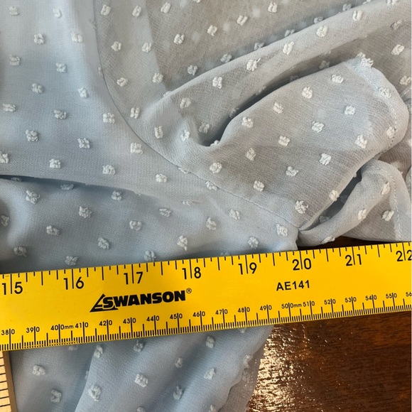 Gorgeous Entro Swiss Dot v-neck romper size large women’s - Picture 7 of 9